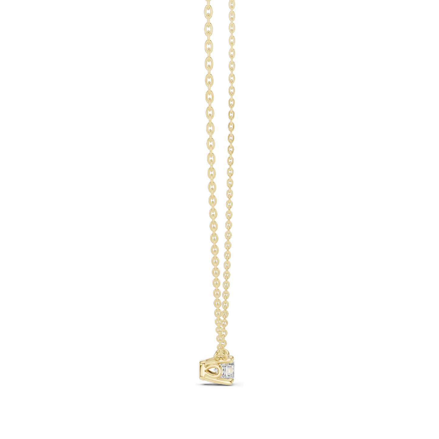 0.5 CT Lab-Created VVS-VS EF CVD Diamond Necklace | 18KT, 14KT Yellow, Rose, White Gold | Elegant Fine Jewelry