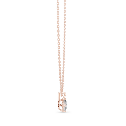 1 CT Lab-Created VVS-VS EF CVD Diamond Necklace | Elegant Pear Cut | 18KT, 14KT Gold, Rose, Yellow, White Gold