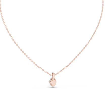 1 CT Lab-Created VVS-VS EF CVD Diamond Necklace | Elegant Pear Cut | 18KT, 14KT Gold, Rose, Yellow, White Gold
