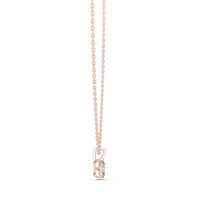 0.75 CT Lab-Created VVS-VS EF CVD Diamond Necklace | Classic Round Cut | 18KT, 14KT, Rose, Yellow, White Gold | Luxury Fine Jewelry