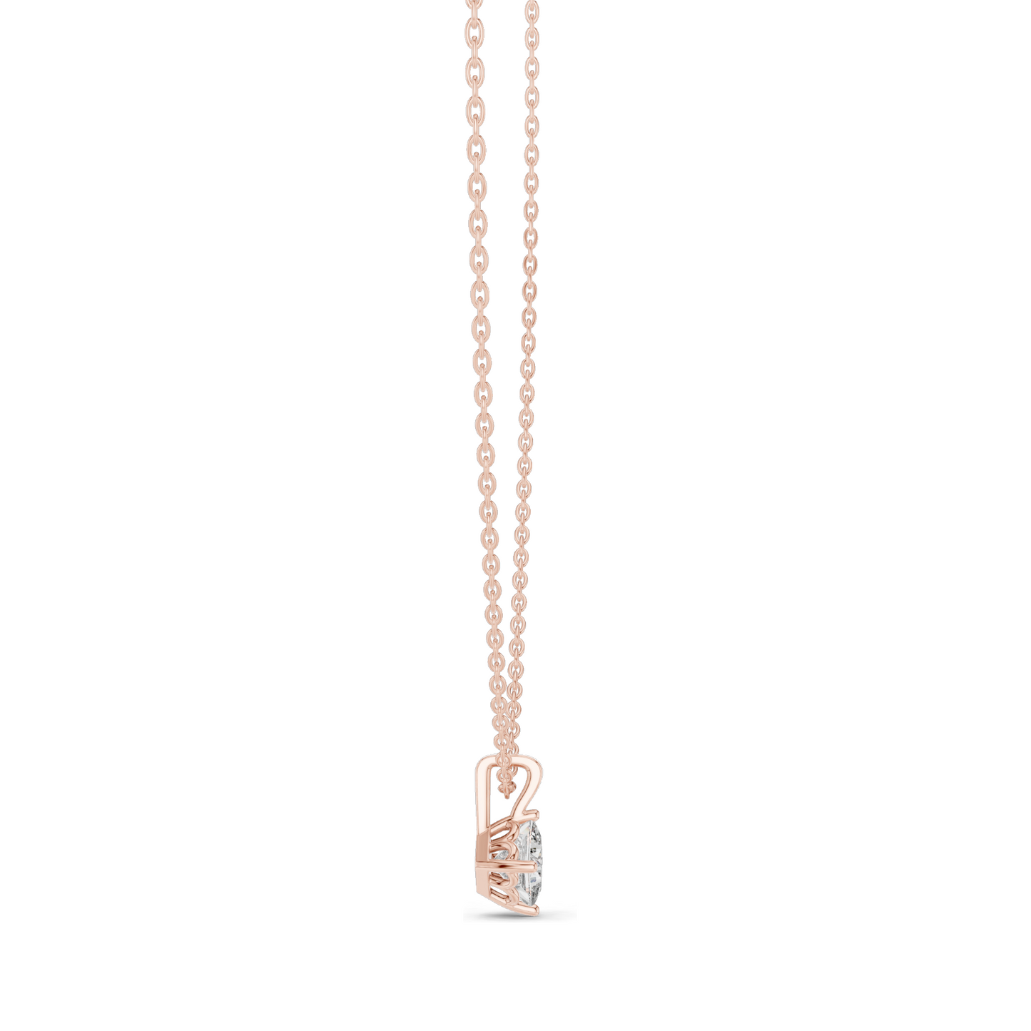 0.75 CT Lab-Created VVS-VS EF CVD Diamond Necklace | Brilliant Cut | 18KT, 14KT, Rose, Yellow, White Gold | Luxury Fine Jewelry