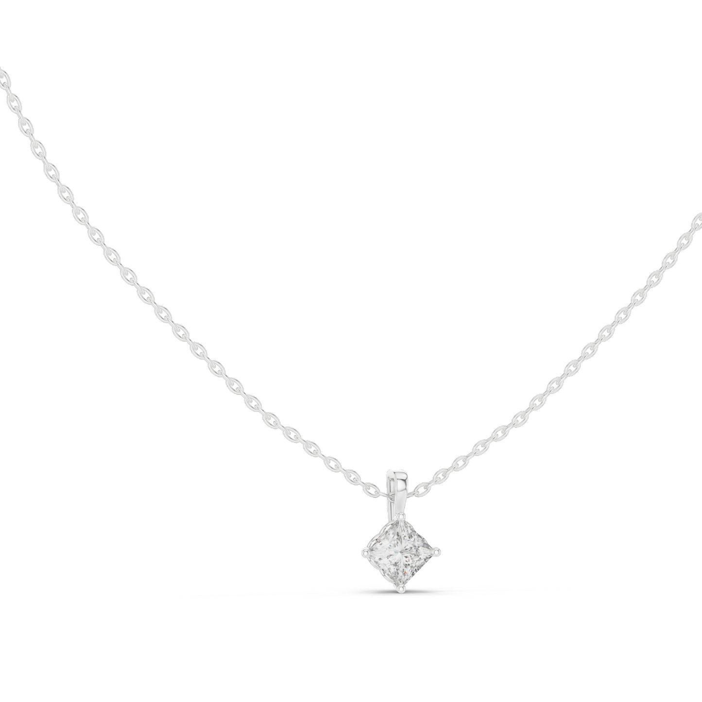 0.75 CT Lab-Created VVS-VS EF CVD Diamond Necklace | Brilliant Cut | 18KT, 14KT, Rose, Yellow, White Gold | Luxury Fine Jewelry
