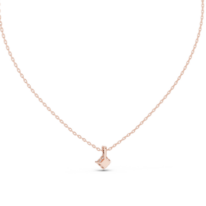 0.5 CT Lab-Created Diamond Necklace | VVS-VS EF CVD Diamonds | 18KT, 14KT Rose, Yellow, White Gold
