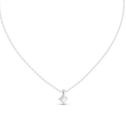 0.5 CT Lab-Created Diamond Necklace | VVS-VS EF CVD Diamonds | 18KT, 14KT Rose, Yellow, White Gold