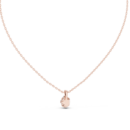 1 CT Lab-Created Diamond Necklace | VVS-VS EF CVD Diamond | 18KT, 14KT Gold | Rose, Yellow, White Gold Options