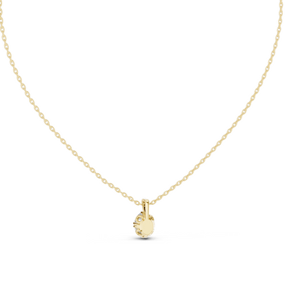 1 CT Lab-Created Diamond Necklace | VVS-VS EF CVD Diamond | 18KT, 14KT Gold | Rose, Yellow, White Gold Options