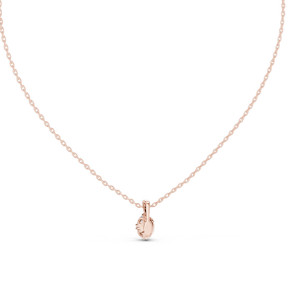 0.75 CT Lab-Grown VVS-VS EF Oval Cut Diamond Pendant Necklace | 18KT & 14KT Gold | Rose, Yellow & White Gold | Sustainable Fine Jewelry