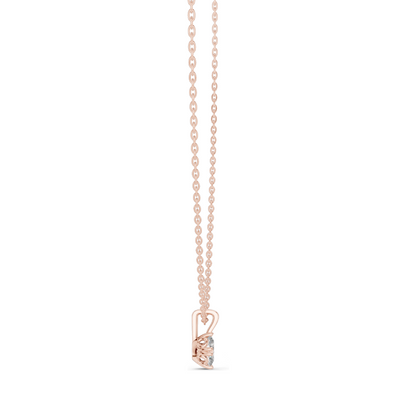 0.5 CT Lab-Created VVS-VS EF CVD Diamond Necklace | Pear Cut Diamonds | 18KT, 14KT, Rose, Yellow, White Gold
