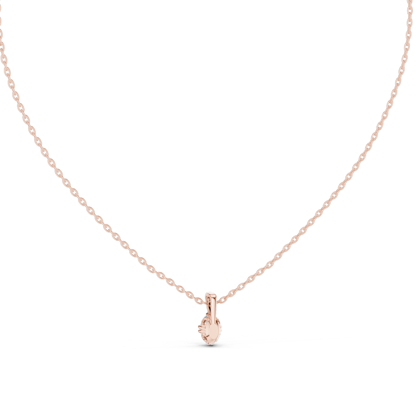 0.5 CT Lab-Created VVS-VS EF CVD Diamond Necklace | Pear Cut Diamonds | 18KT, 14KT, Rose, Yellow, White Gold