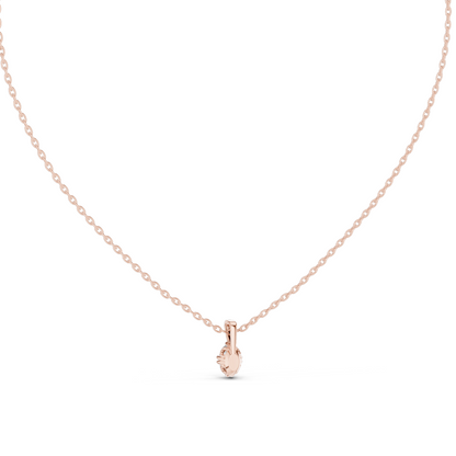 0.5 CT Lab-Created VVS-VS EF CVD Diamond Necklace | Pear Cut Diamonds | 18KT, 14KT, Rose, Yellow, White Gold