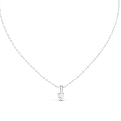 0.5 CT Lab-Created VVS-VS EF CVD Diamond Necklace | Pear Cut Diamonds | 18KT, 14KT, Rose, Yellow, White Gold