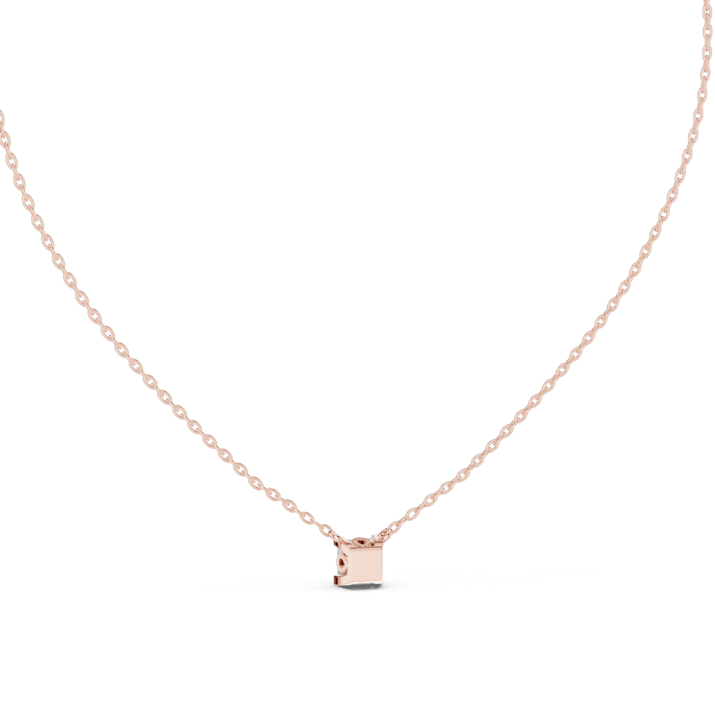 0.75 CT Lab-Created VVS-VS EF CVD Diamond Necklace | 18KT Gold, Rose, Yellow, White Gold | Elegant Fine Jewelry