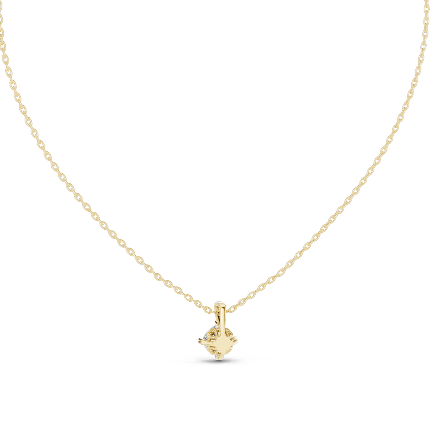 0.75 CT Lab-Created VVS-VS EF CVD Diamond Pendant Necklace | 18KT, 14KT, Rose, Yellow, White Gold | Fine Jewelry