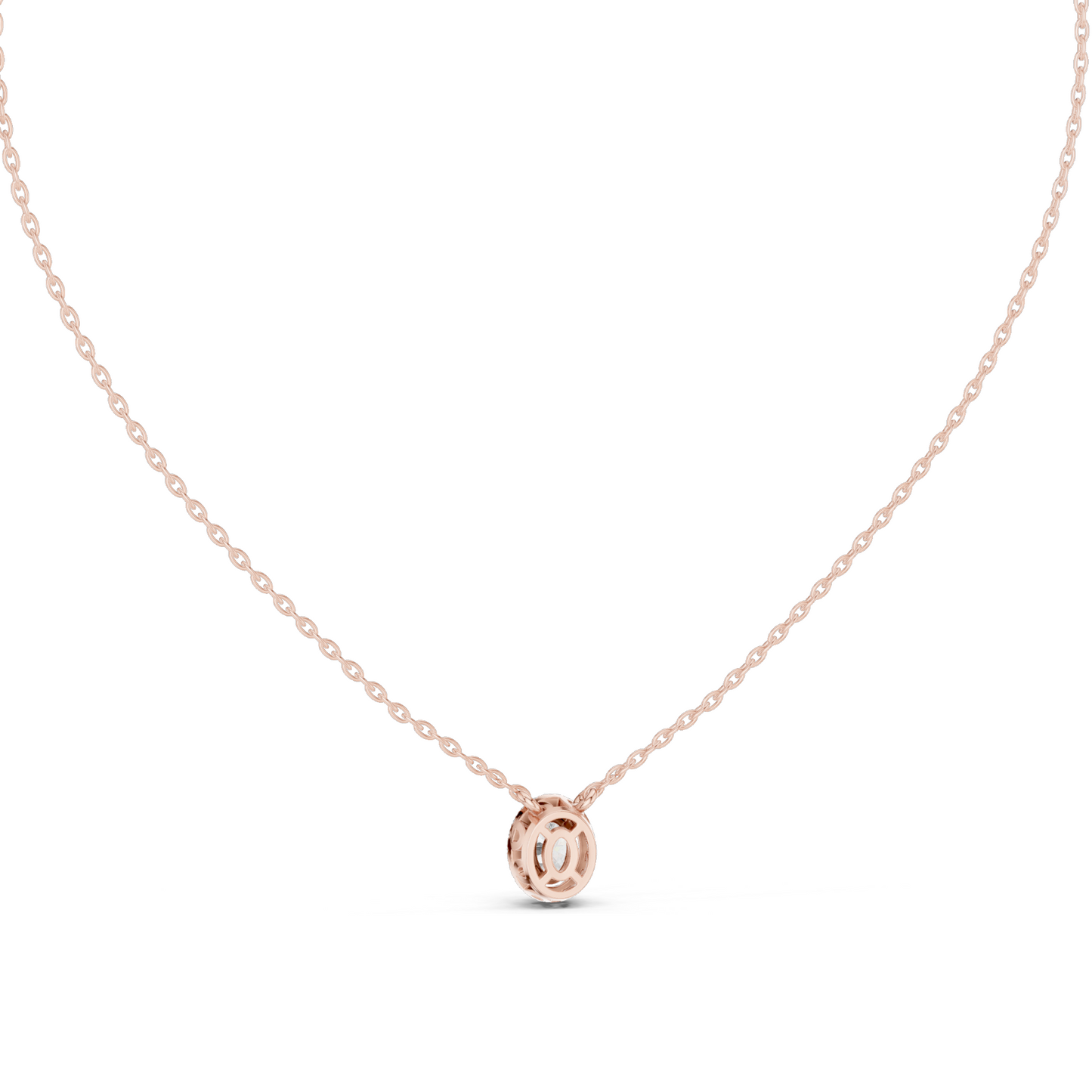 0.648 CT Lab-Created VVS-VS EF CVD Diamond Pendant Necklace | 18KT, 14KT Gold | Rose, Yellow, White Gold Options | Ethical Fine Jewelry