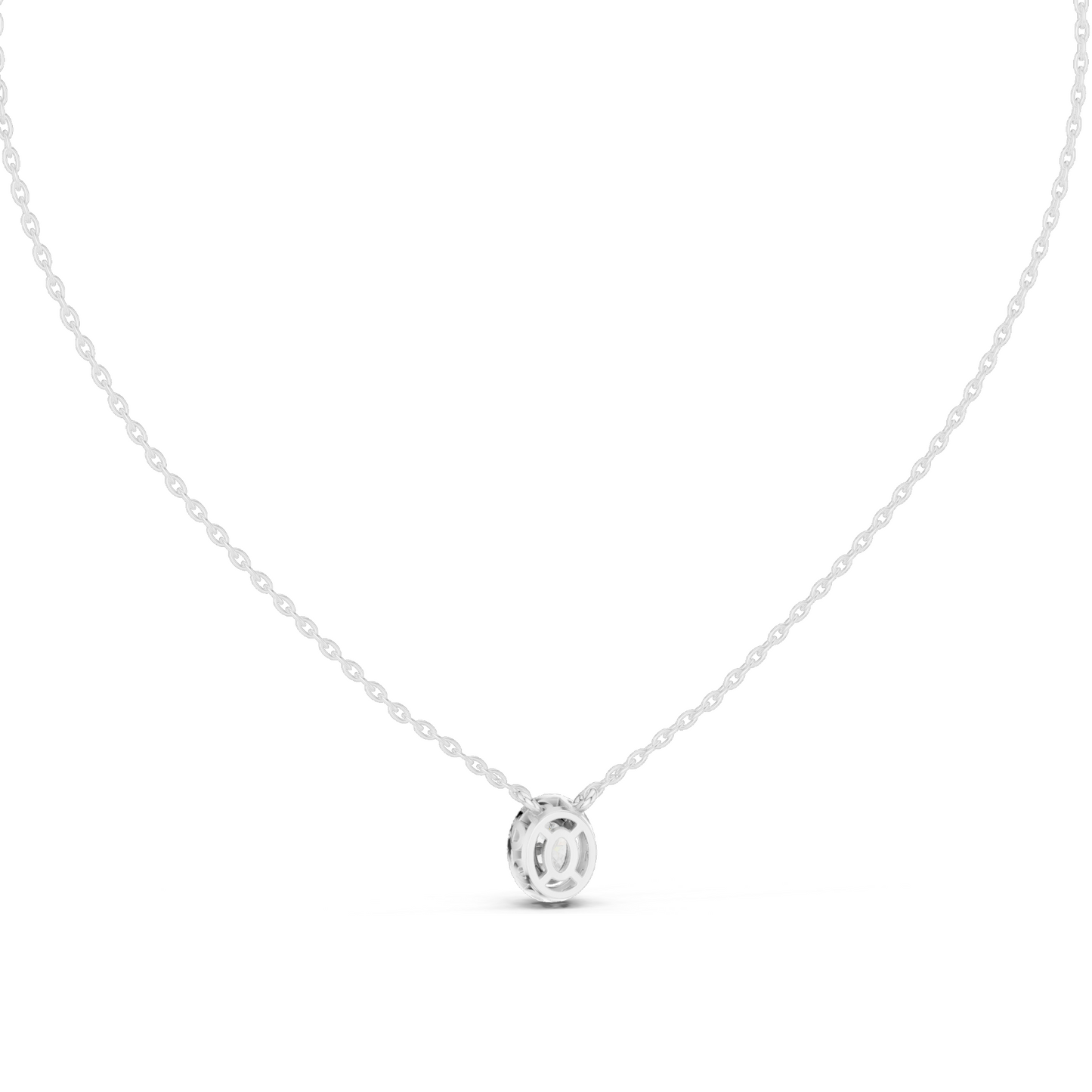 0.648 CT Lab-Created VVS-VS EF CVD Diamond Pendant Necklace | 18KT, 14KT Gold | Rose, Yellow, White Gold Options | Ethical Fine Jewelry