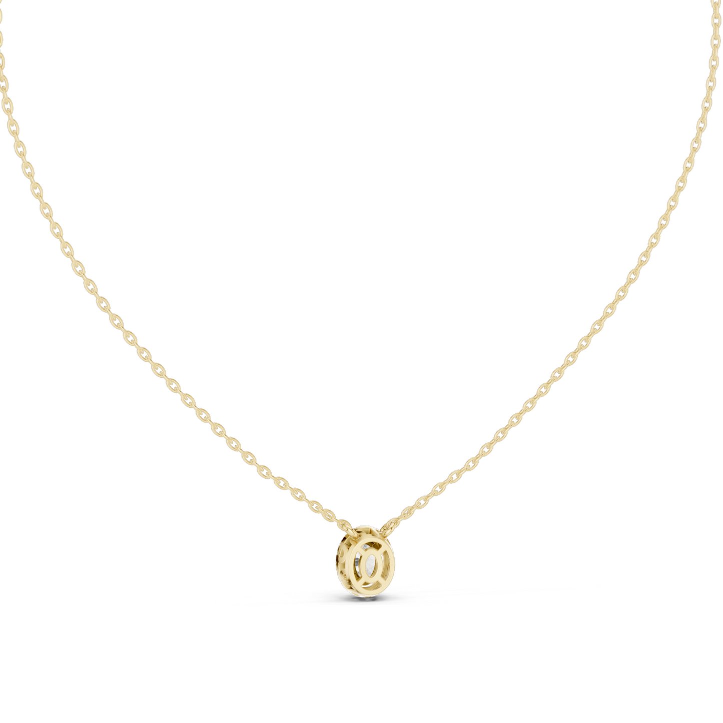 0.648 CT Lab-Created VVS-VS EF CVD Diamond Pendant Necklace | 18KT, 14KT Gold | Rose, Yellow, White Gold Options | Ethical Fine Jewelry