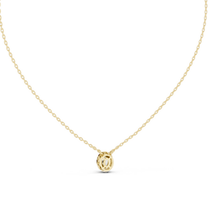 0.648 CT Lab-Created VVS-VS EF CVD Diamond Pendant Necklace | 18KT, 14KT Gold | Rose, Yellow, White Gold Options | Ethical Fine Jewelry
