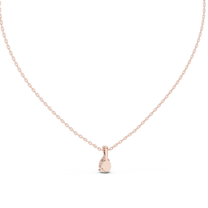 0.75 CT Lab-Created VVS-VS EF Diamond Necklace | Pear Cut | 18KT Gold in Rose, Yellow, White | Fine Jewelry