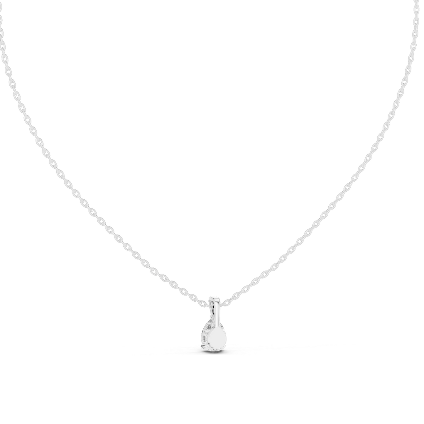 0.75 CT Lab-Created VVS-VS EF Diamond Necklace | Pear Cut | 18KT Gold in Rose, Yellow, White | Fine Jewelry