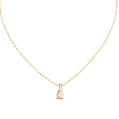 0.75 CT Lab-Created VVS-VS EF Diamond Necklace | Pear Cut | 18KT Gold in Rose, Yellow, White | Fine Jewelry