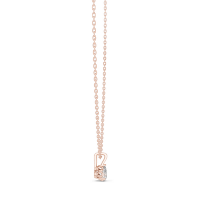 0.5 CT Lab-Created VVS-VS EF CVD Diamond Necklace | Elegant Pear Cut | 18KT, 14KT, Rose, Yellow, White Gold | Luxury Fine Jewelry