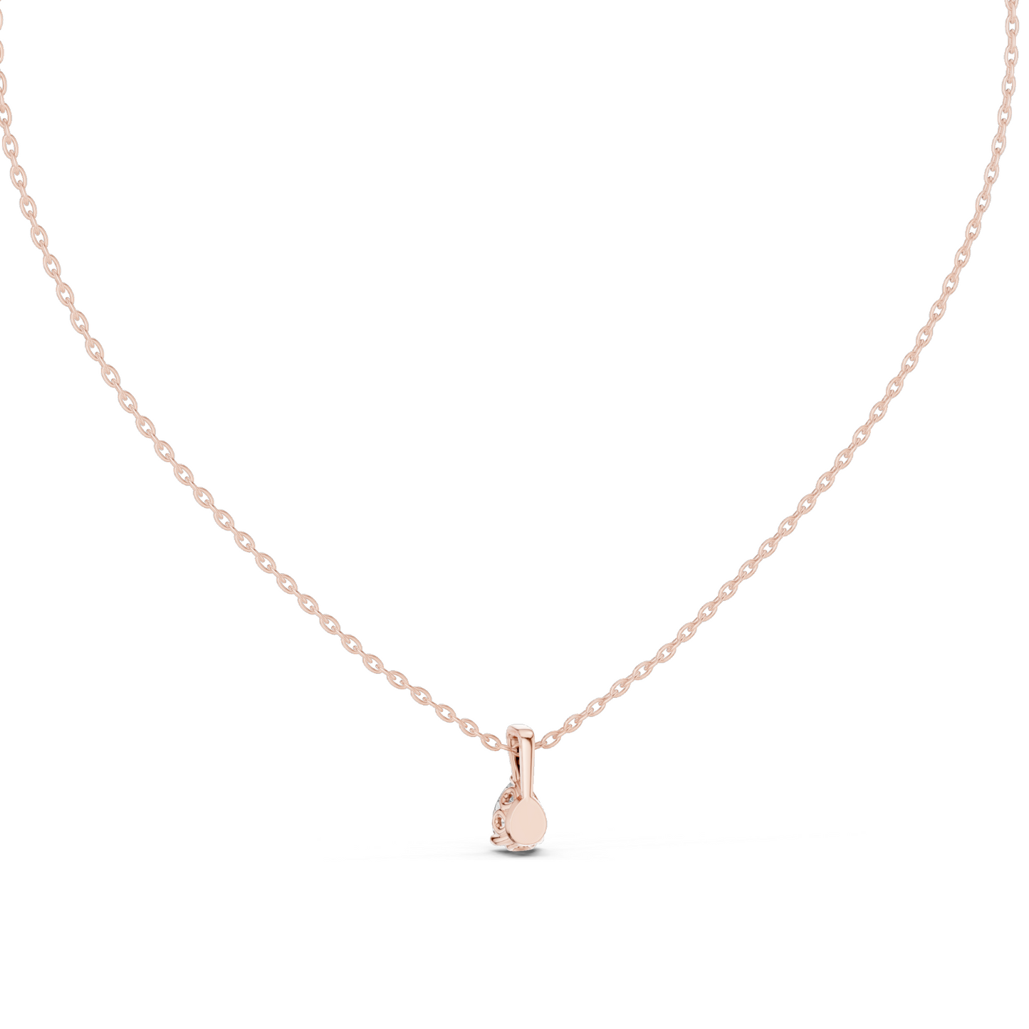 0.5 CT Lab-Created VVS-VS EF CVD Diamond Necklace | Elegant Pear Cut | 18KT, 14KT, Rose, Yellow, White Gold | Luxury Fine Jewelry