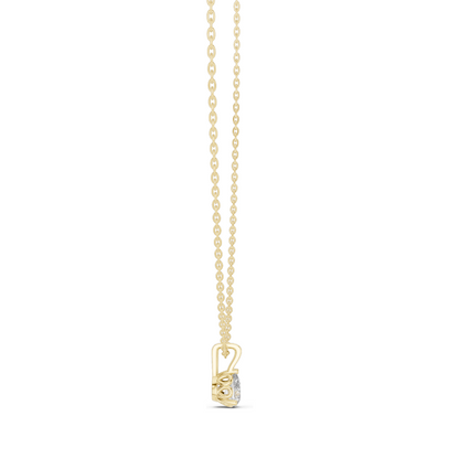0.5 CT Lab-Created VVS-VS EF CVD Diamond Necklace | Elegant Pear Cut | 18KT, 14KT, Rose, Yellow, White Gold | Luxury Fine Jewelry