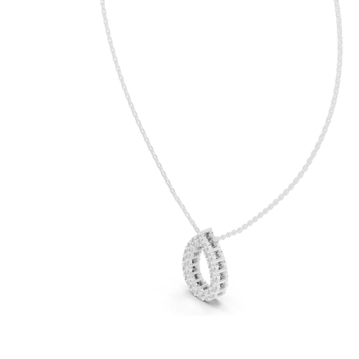 1.04 CT Lab VVS-VS EF CVD Diamond Teardrop Pendant Necklace | Pear Cluster Design | 18KT & 14KT Gold | Yellow, Rose, White Gold | Fine Jewelry for Women