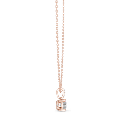 1.576 CT Lab-Created VVS-VS EF Diamond Pendant Necklace | Available in 18KT, 14KT Rose, Yellow, White Gold
