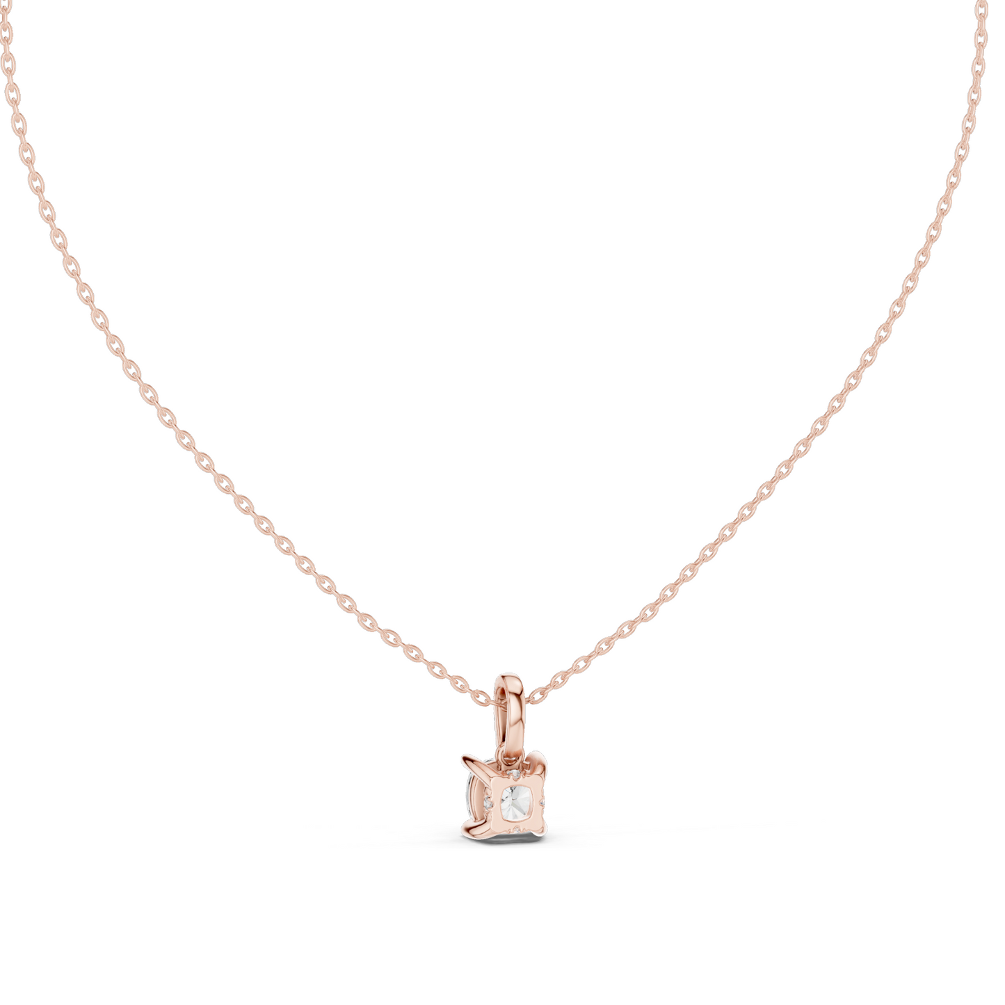 1.576 CT Lab-Created VVS-VS EF Diamond Pendant Necklace | Available in 18KT, 14KT Rose, Yellow, White Gold