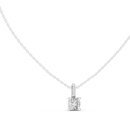 1.576 CT Lab-Created VVS-VS EF Diamond Pendant Necklace | Available in 18KT, 14KT Rose, Yellow, White Gold