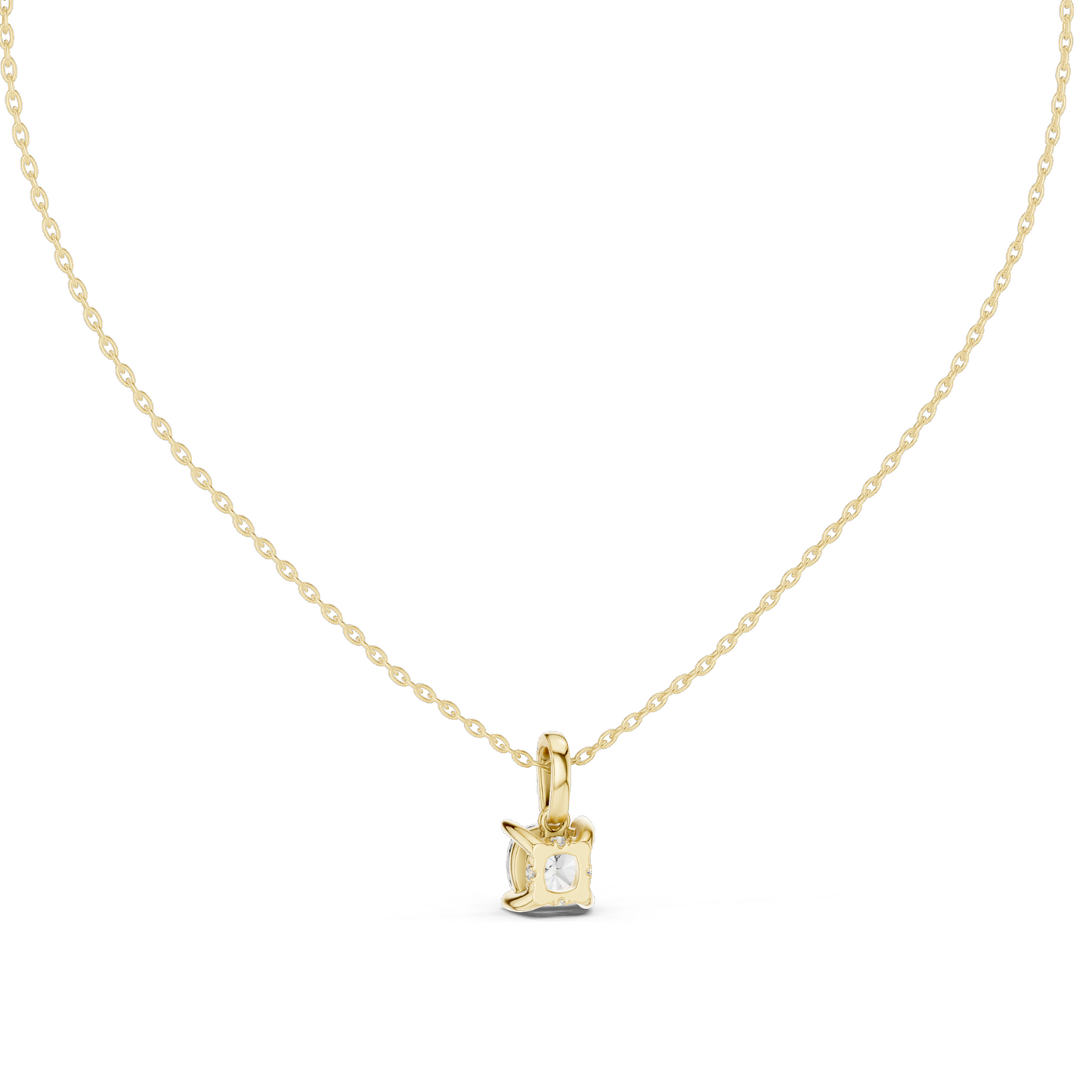 1.576 CT Lab-Created VVS-VS EF Diamond Pendant Necklace | Available in 18KT, 14KT Rose, Yellow, White Gold