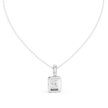 3.77 CT Lab-Created Cushion Cut VVS-VS EF Diamond Pendant Necklace | CVD Halo Design | 18KT & 14KT Gold in Rose, Yellow, White | Luxury Jewelry