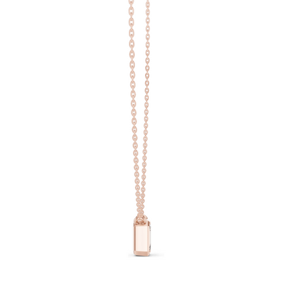 1.5 CT Lab-Created VVS-VS EF CVD Diamond Necklace | Emerald Cut Diamonds | 18KT, 14KT, Rose, Yellow, White Gold
