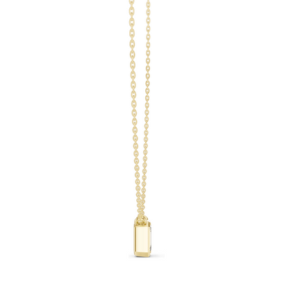 1.5 CT Lab-Created VVS-VS EF CVD Diamond Necklace | Emerald Cut Diamonds | 18KT, 14KT, Rose, Yellow, White Gold