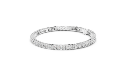 7.04 CT Lab VVS-VS EF CVD Diamond Tennis Bracelet 💎 | Round Brilliant Cut 💍 | 18KT, 14KT, 10KT Gold & 925 Silver 🛠️ | Rose, Yellow, White Gold Options 🌟