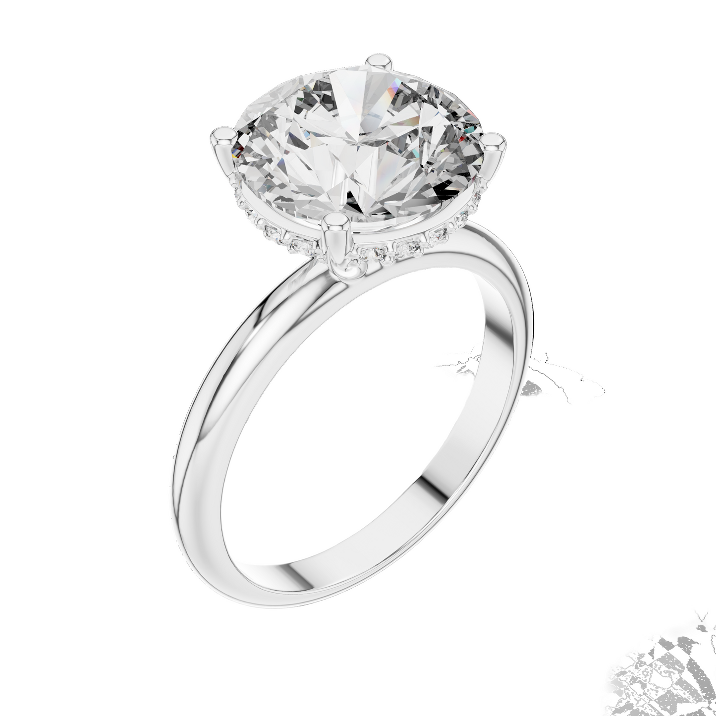 3.89 CT Lab Diamond Solitaire Ring for Women | VVS-VS EF Clarity | 18KT, 14KT, 10KT Gold & 925 Silver | Rose, Yellow, White Gold & Moissanite Options