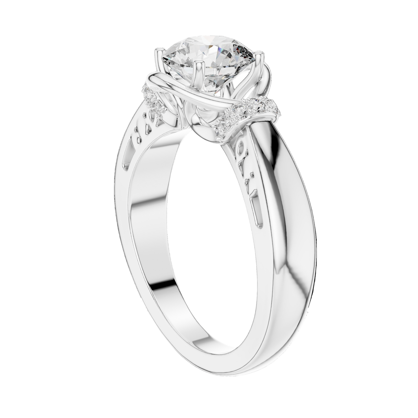 1.116 CT Oval Lab Diamond Ring for Women | VVS-VS EF CVD | 18KT, 14KT, 10KT Gold & 925 Silver | Rose, Yellow, White Gold & Moissanite Options