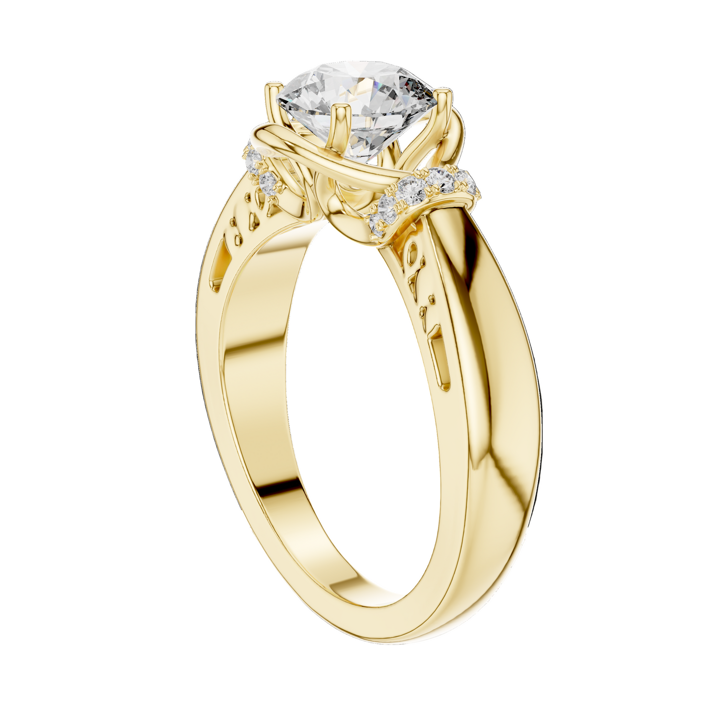 1.116 CT Oval Lab Diamond Ring for Women | VVS-VS EF CVD | 18KT, 14KT, 10KT Gold & 925 Silver | Rose, Yellow, White Gold & Moissanite Options