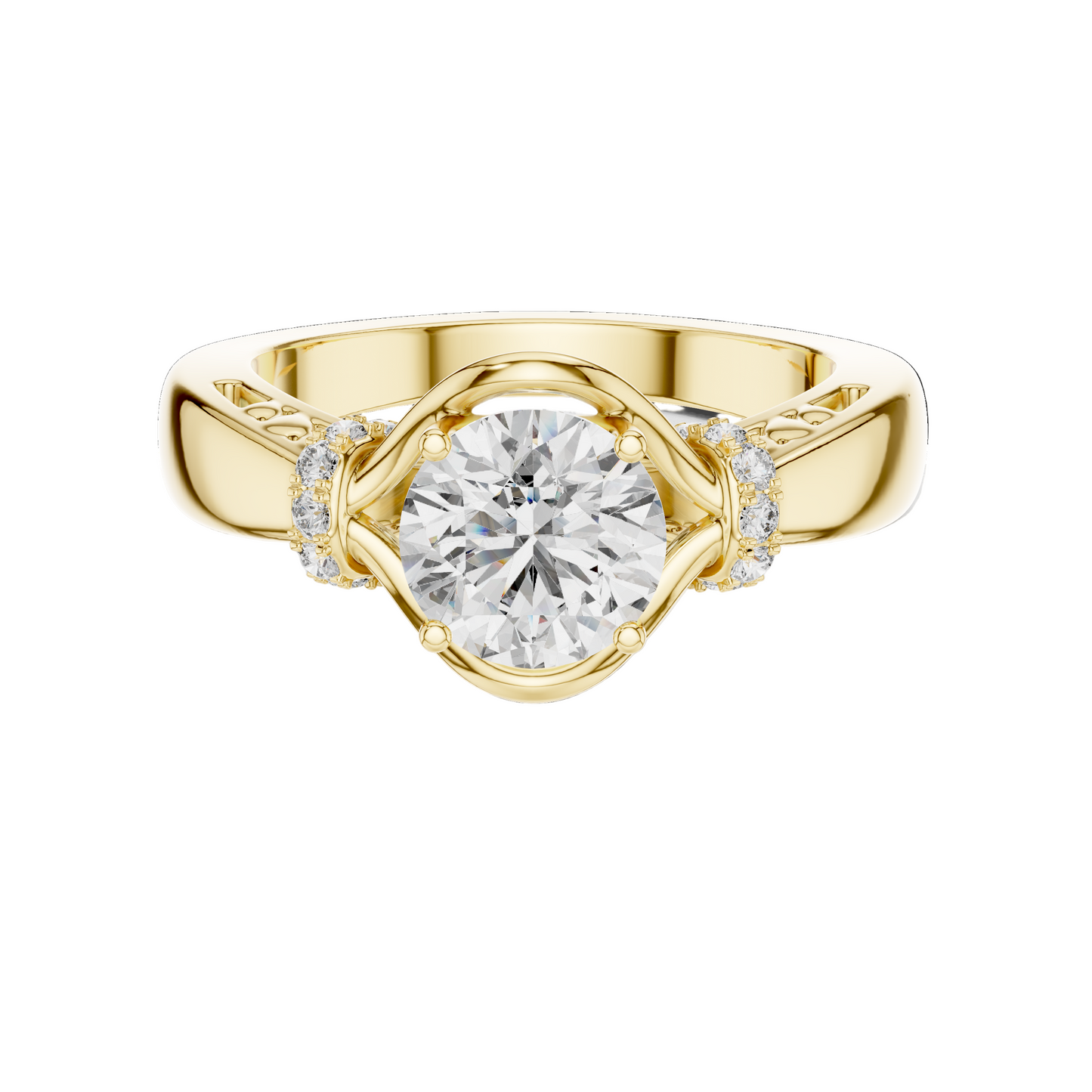 1.116 CT Oval Lab Diamond Ring for Women | VVS-VS EF CVD | 18KT, 14KT, 10KT Gold & 925 Silver | Rose, Yellow, White Gold & Moissanite Options