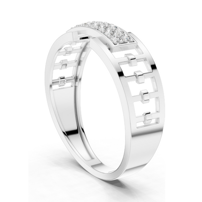 0.168 CT Lab Diamond Ladies Ring | VVS-VS EF Clarity | 18KT, 14KT, 10KT Gold & 925 Silver | Rose, Yellow, White Gold & Moissanite Options