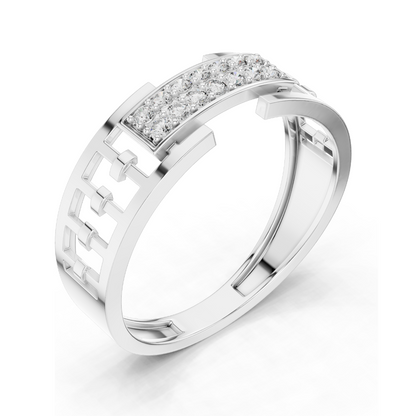 0.168 CT Lab Diamond Ladies Ring | VVS-VS EF Clarity | 18KT, 14KT, 10KT Gold & 925 Silver | Rose, Yellow, White Gold & Moissanite Options