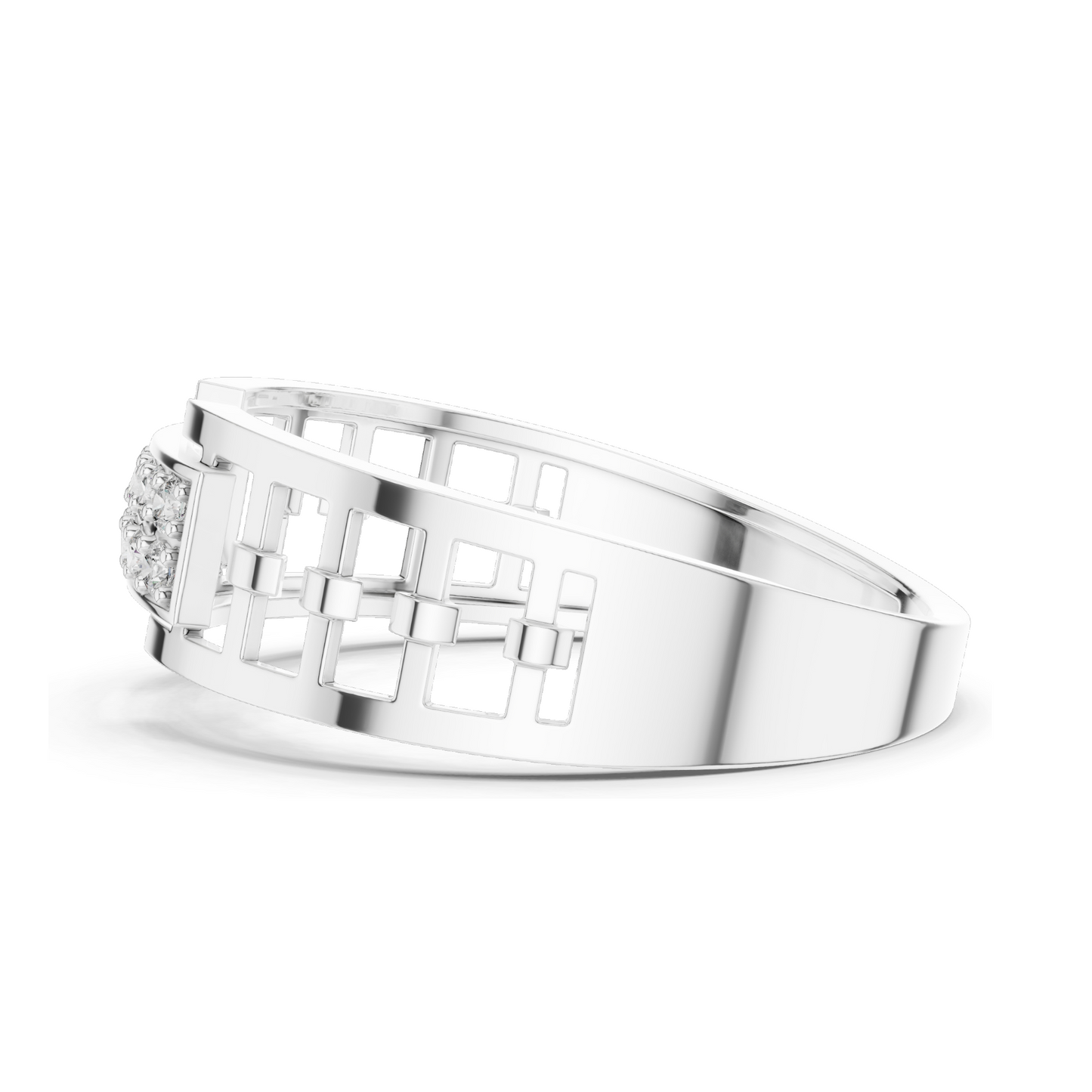 0.168 CT Lab Diamond Ladies Ring | VVS-VS EF Clarity | 18KT, 14KT, 10KT Gold & 925 Silver | Rose, Yellow, White Gold & Moissanite Options