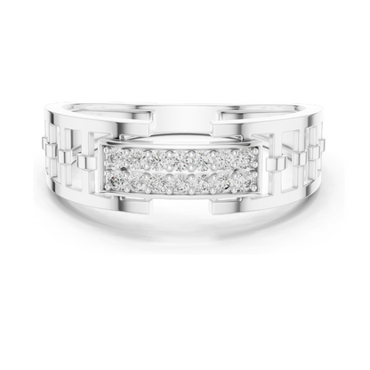 0.168 CT Lab Diamond Ladies Ring | VVS-VS EF Clarity | 18KT, 14KT, 10KT Gold & 925 Silver | Rose, Yellow, White Gold & Moissanite Options