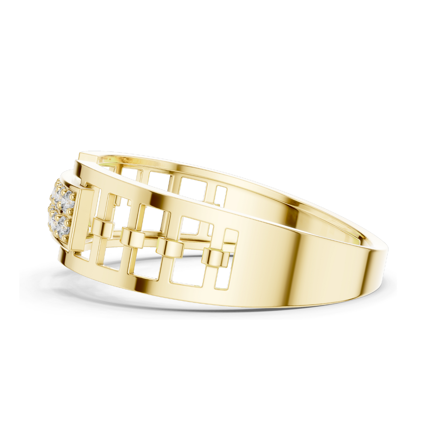 0.168 CT Lab Diamond Ladies Ring | VVS-VS EF Clarity | 18KT, 14KT, 10KT Gold & 925 Silver | Rose, Yellow, White Gold & Moissanite Options