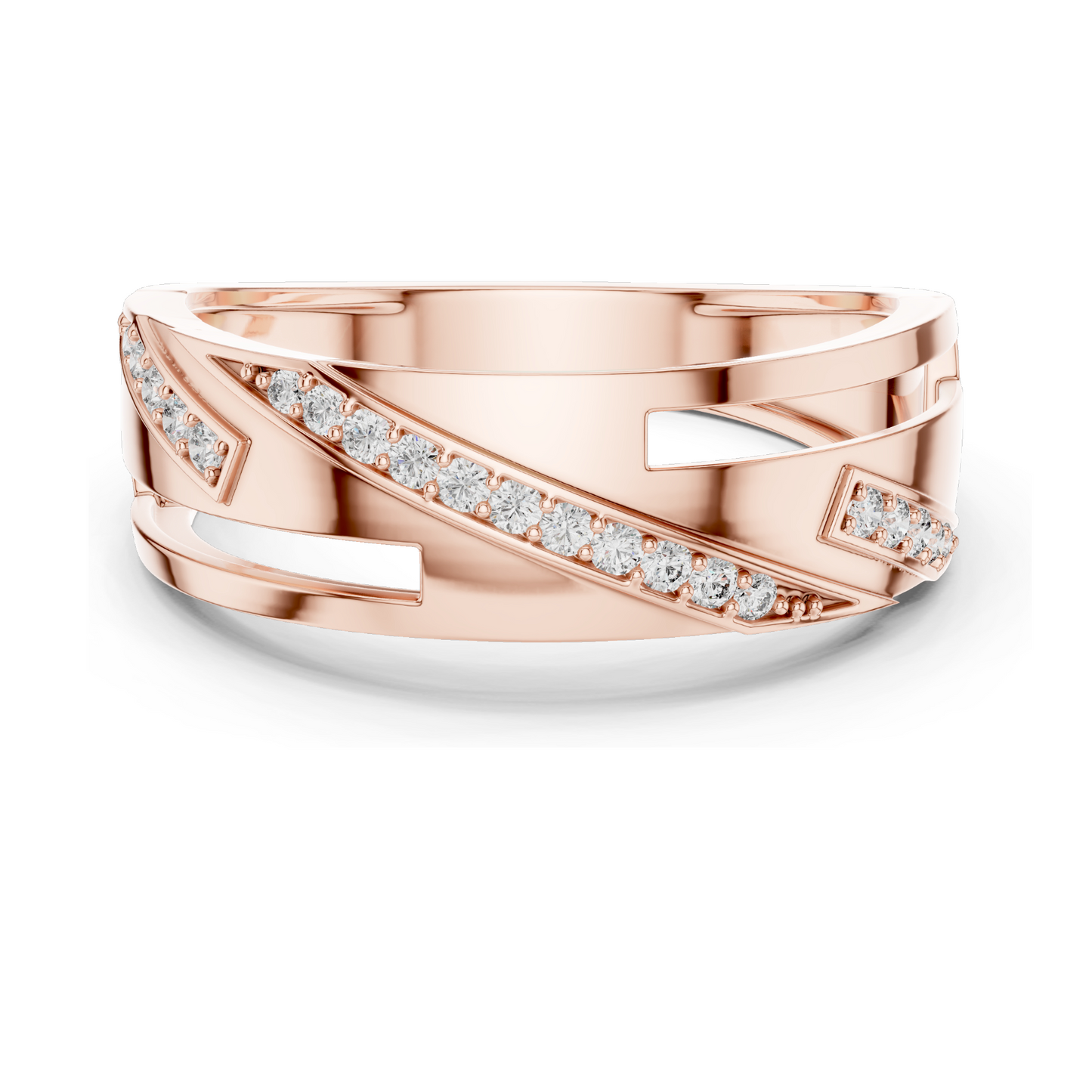 0.151 CT Lab Diamond Ring for Women | VVS-VS Clarity | 18KT, 14KT, 10KT Gold & 925 Silver | Rose, Yellow, White Gold & Moissanite Options