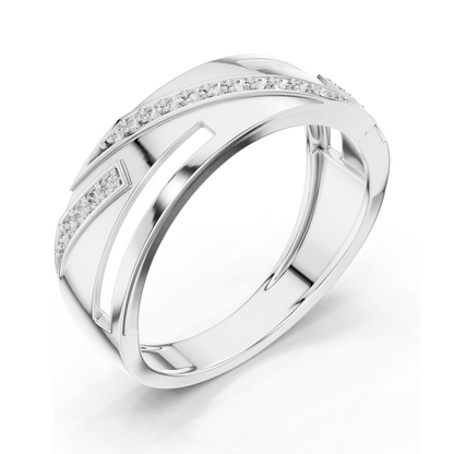 0.151 CT Lab Diamond Ring for Women | VVS-VS Clarity | 18KT, 14KT, 10KT Gold & 925 Silver | Rose, Yellow, White Gold & Moissanite Options