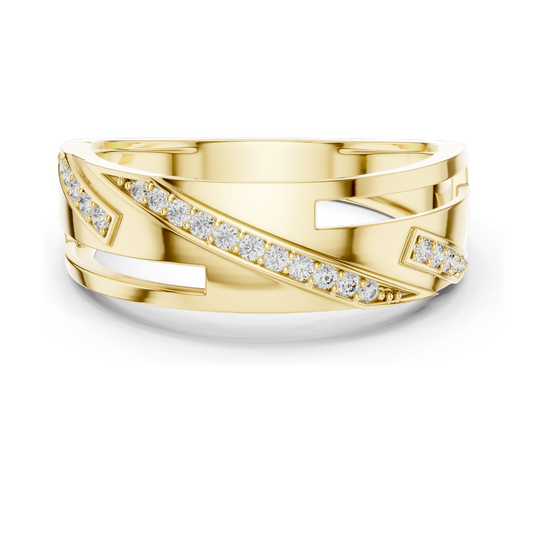 0.151 CT Lab Diamond Ring for Women | VVS-VS Clarity | 18KT, 14KT, 10KT Gold & 925 Silver | Rose, Yellow, White Gold & Moissanite Options