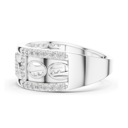 0.576 CT Lab Grown Diamond Ring for Women | VVS-VS EF Clarity | 18KT, 14KT, 10KT Gold & 925 Silver | Rose, Yellow, White Gold & Moissanite Options