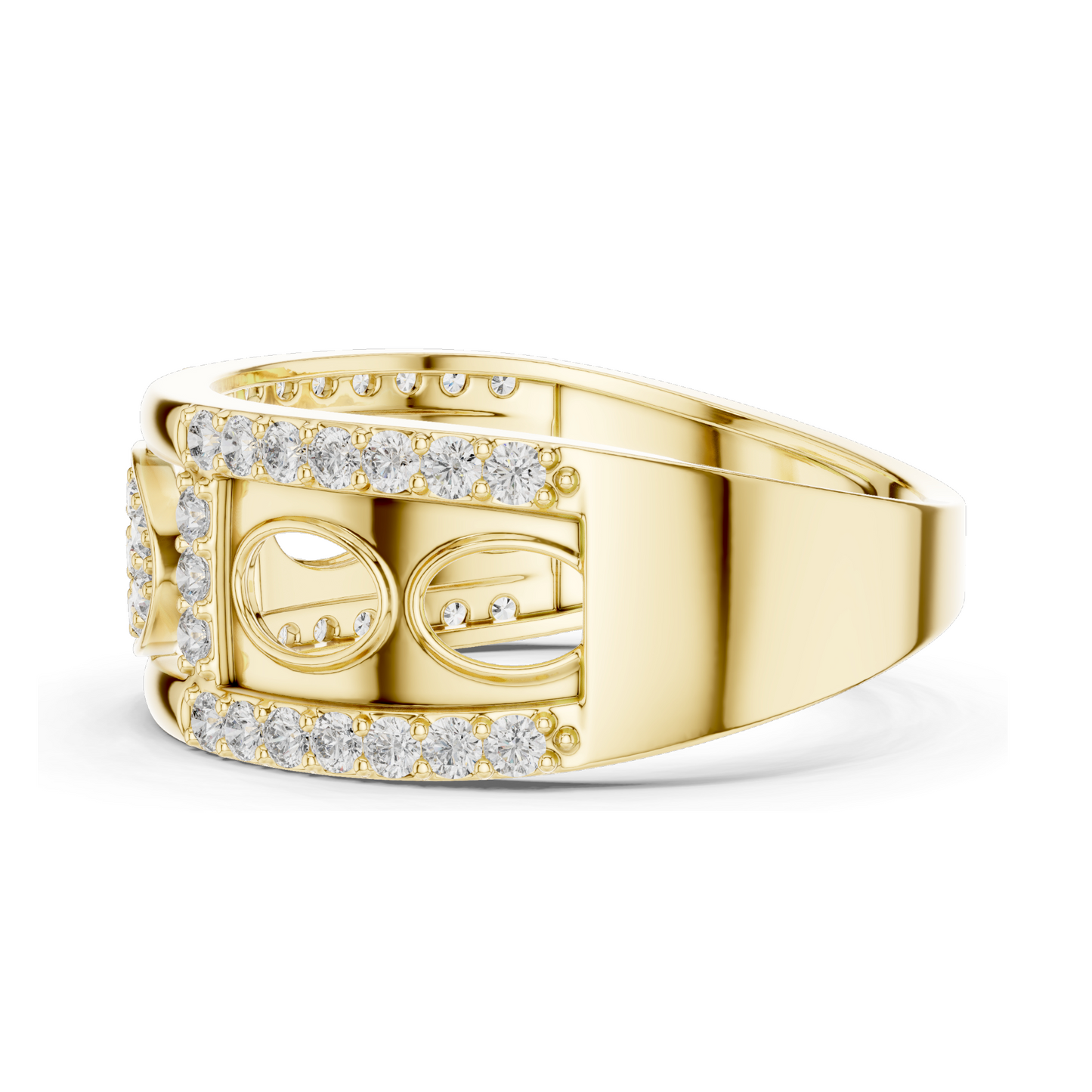 0.576 CT Lab Grown Diamond Ring for Women | VVS-VS EF Clarity | 18KT, 14KT, 10KT Gold & 925 Silver | Rose, Yellow, White Gold & Moissanite Options